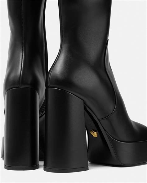 versace noir boots|versace aevitas boots.